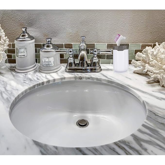 WILLBOND 6 Pieces Denture Brushes Retainer Brush Cleaning Hard Denture Toothbrush with White Carrying Case for False Teeth Cleaning(Green, Purple, Blue and Orange)