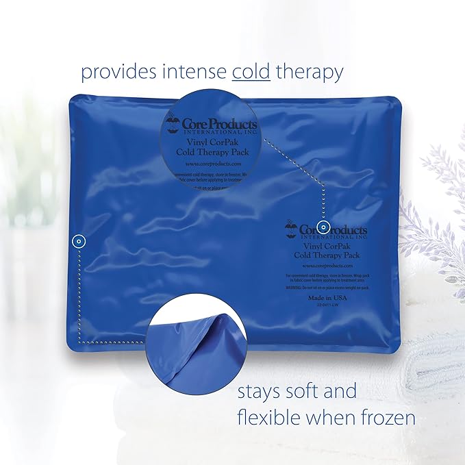 Core Products Flexible Vinyl Intense Cold Therapy Pack - 10" X 13"-StrideForce Fitness