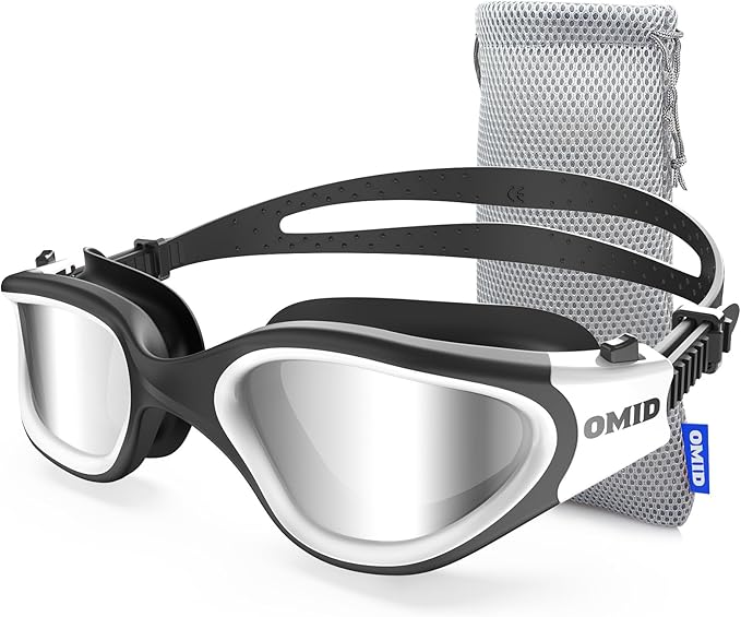 OMID Swim Goggles, P2 Polarized Swimming Goggles for Men Anti-fog Goggles Swimming for Adult Women-StrideForce Fitness