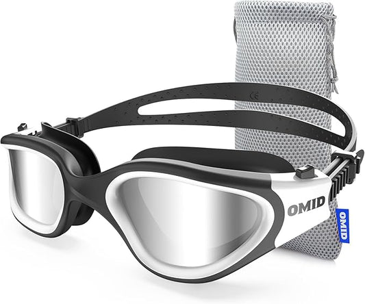 OMID Swim Goggles, P2 Polarized Swimming Goggles for Men Anti-fog Goggles Swimming for Adult Women-StrideForce Fitness