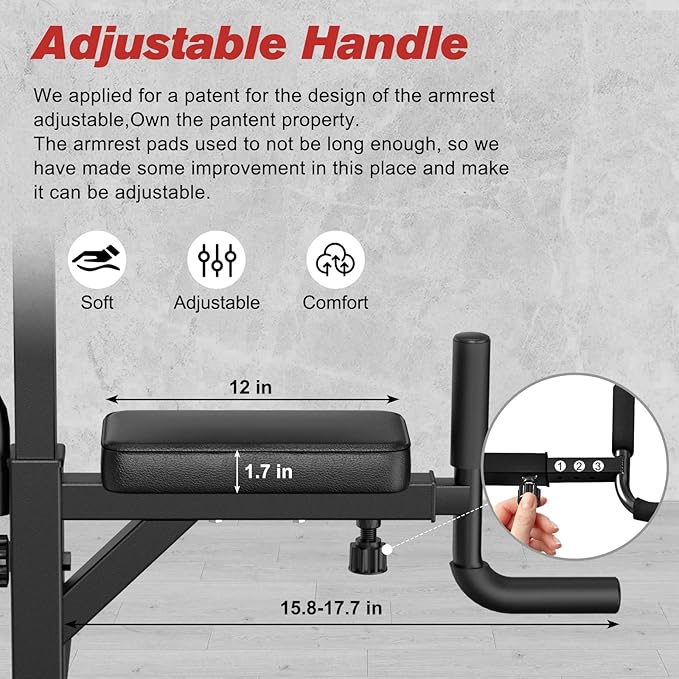 RELIFE REBUILD YOUR LIFE Power Tower Pull Up Bar Station Workout Dip Station for Home Gym Strength Training Fitness Equipment-StrideForce Fitness