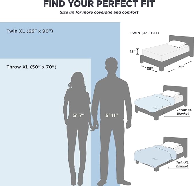 Bedsure 100% Cotton Blanket Twin XL Size for College Dorm - Breathable and Soft, Waffle Weave Twin Blanket for Summer, Dorm Room Essentials, White, 66x90 inches-StrideForce Fitness