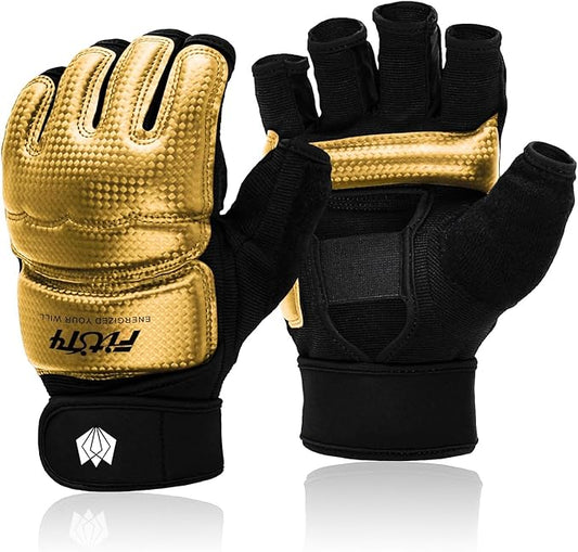 FitsT4 Sports Half Mitts MMA UFC Training Boxing Punch Bag Martial Arts Gloves-StrideForce Fitness