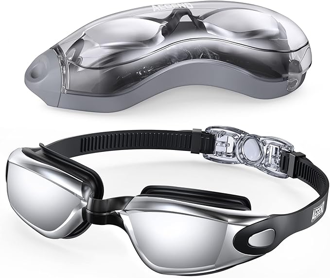 Aegend Swim Goggles, Swimming Goggles No Leaking Full Protection Adult Men Women Youth-StrideForce Fitness