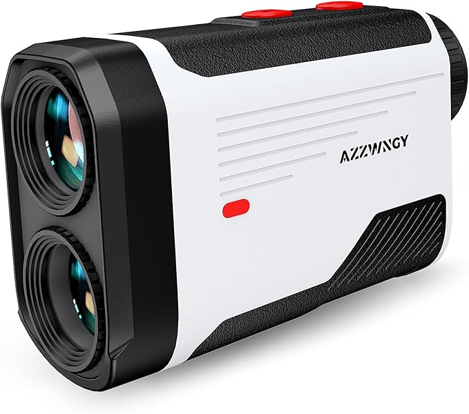 Golf Rangefinder with Slope - 1300/1500 Yards Laser Range Finder for Golf & Hunting, 7X Magnification, High-Precision Flag Locking Vibration, Rechargeable, IP54 Waterproof, Built-in Magnetic Strip-StrideForce Fitness