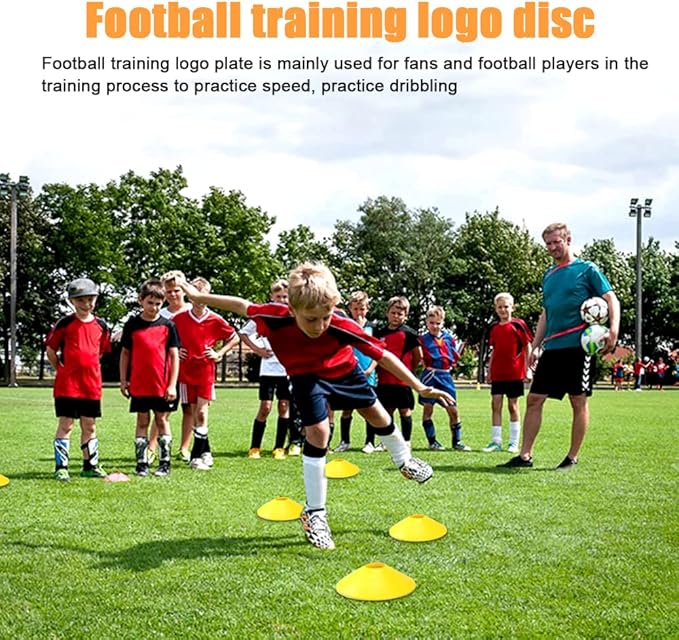 Football Training Equipment | Speed Agility Training Set, Including 1 Agility Ladder, 4 Steel Piles,12 Disc Cones,1 Resistance Umbrella .| for Athletes/Sports Including Football & Basketball-StrideForce Fitness