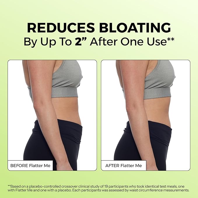 HUM Flatter Me Digestive Enzymes Bloating Supplement - Fast-Acting Bloat Relief for Digestive Health & Debloating Multi Enzyme | Bloat Pills, Anti Bloat Pills, Vegan 60 Servings-StrideForce Fitness