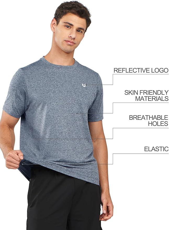 NORTHYARD Breathable 2.0™ Men's Athletic Workout T-Shirt-StrideForce Fitness