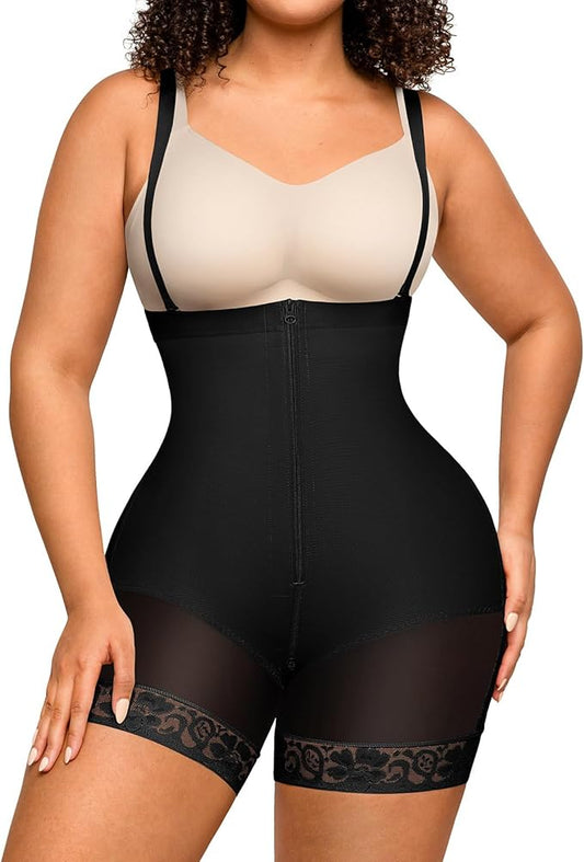 FeelinGirl Faja Body Shaper Tummy Control Shapewear for Women Butt Lifter Post Surgery Fajas Postparto Para Mujer-StrideForce Fitness