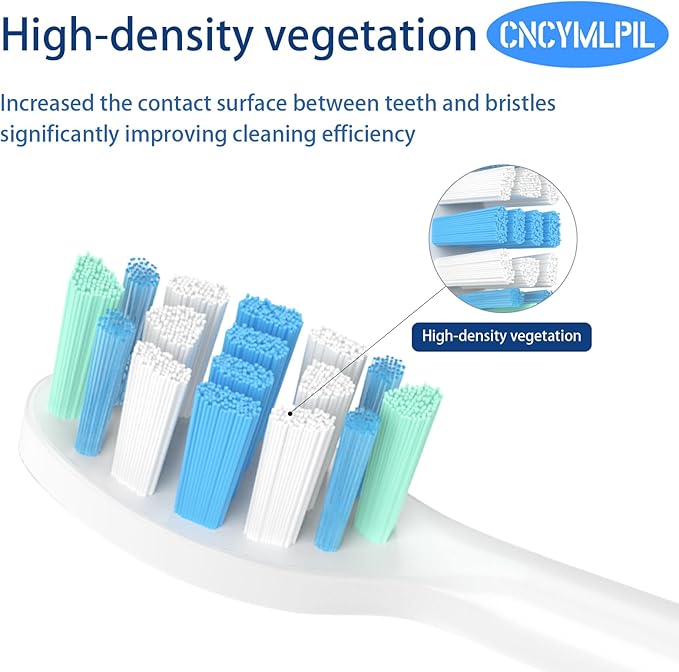 Replacement Toothbrush Heads for Philips Sonicare Replacement Heads, Electric Replacement Brush Head Compatible with Phillips Sonicare Electric Toothbrush, 10 Pack