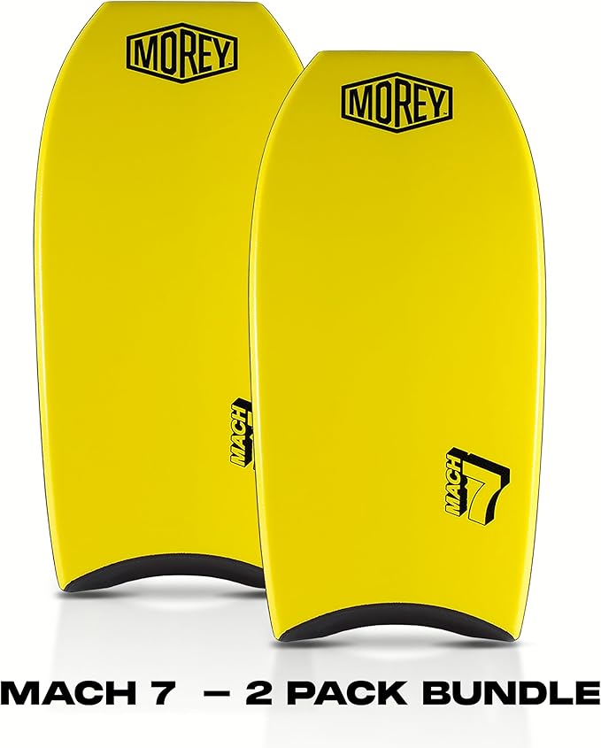 MOREY® Mach 7, Pro Bodyboard; Body Boards for Beach, Embedded Rod for Durability, Engineered with HDPE Slick Bottom for Speed (2025 Model)-StrideForce Fitness