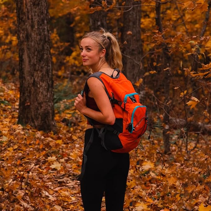 Everfun Hydration Backpack 18L with Water Bladder 2L/3L Hiking Water Backpack Women Men Hydration Pack Insulated Lightweight Day Hydropack with Storage for Hiking, Biking, Running, Festival-StrideForce Fitness