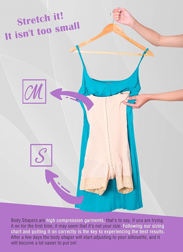 M&D Full Body Faja for Women | Fajas Colombianas Moldeadoras Post Surgery – Stage 2 Faja for Tummy Tuck, Lipo 360 & BBL-StrideForce Fitness