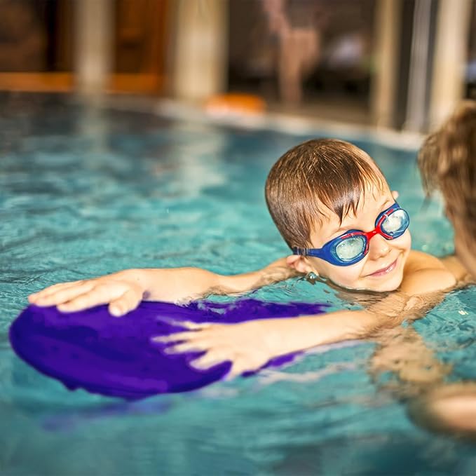Junior Kickboard Buoy for Youth Children & Toddlers Swimming Aid & Exercise Training Board for Kids to Learn to Swim with Kick Boards in Pool BPA Free-StrideForce Fitness
