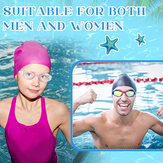 Konohan 10 Pack Swim Goggles Bulk for Kids adult Pool Goggles Anti Fog Silicone No Leak Swimming Glasses for Men Women Youth-StrideForce Fitness