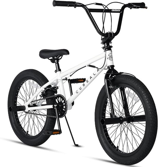 Freestyle BMX Bike, 18 20 Inch Kids Bicycle for 5-13 Years Old Kids and Beginner Level Rider, Multiple Colors-StrideForce Fitness