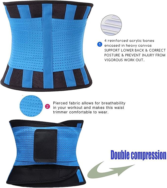 VENUZOR Waist Trainer Belt for Women - Waist Cincher Trimmer - Slimming Body Shaper Belt - Sport Girdle Belt (UP Graded)-StrideForce Fitness