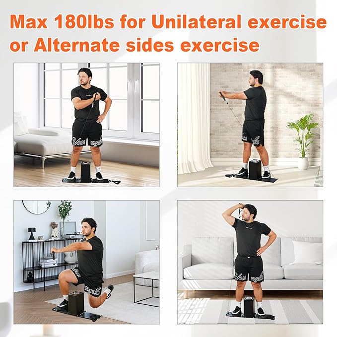 SR3 Smart Home Gym，Portable & Foldable Strength Training Cube Machine for Full Body Workouts，All-in-One Resistance Training Fitness Equipment for Home Use-StrideForce Fitness