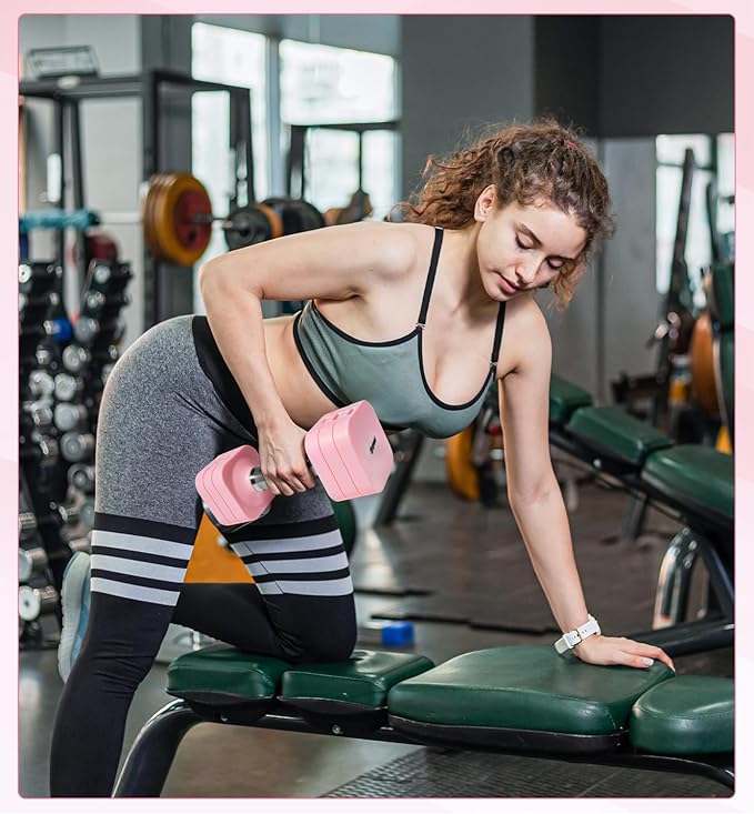 15LB 20LB 50LB Adjustable Dumbbell Set Free Weights Dumbbells Set for Women Men Hand Weights Sets Adjust Dumbbell Weight Sets for Home Gym Exercise Workout Strength Training Equipments-StrideForce Fitness