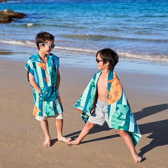 Dock & Bay Quick Drying Towel - for Sports & Gym - Compact, Lightweight - 100% Recycled - Includes Bag - Karma Chameleon, Medium (130x70cm, 51x27)-StrideForce Fitness