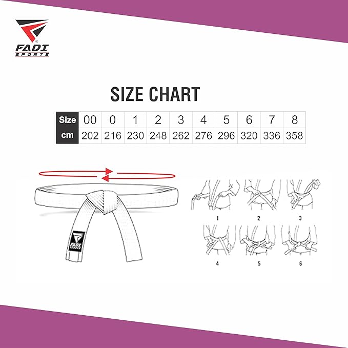 Martial Arts Belt for Karate, Judo, Aikido and Taekwondo - Durable Cotton-Polyester Blend for Adults and Kids-StrideForce Fitness