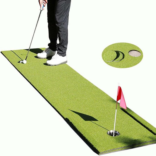 Putting Green Outdoor for Golf Practice Putting Matt for Indoors-StrideForce Fitness