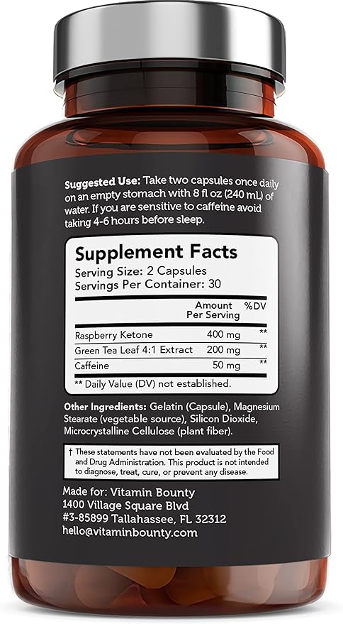 Vitamin Bounty Burn On Thermogenic Keto Fat Burner for Men & Women - Weight Loss Supplement with Raspberry Ketones - Metabolism Booster, Energy Pills, Appetite Suppressant - 60 Capsules-StrideForce Fitness