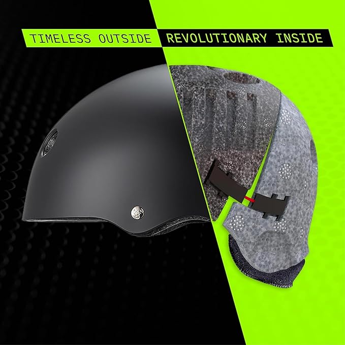 Triple Eight Deep Cover Helmet - Ideal for Skateboarding, Bicycling, BMX, and Roller Skating-StrideForce Fitness