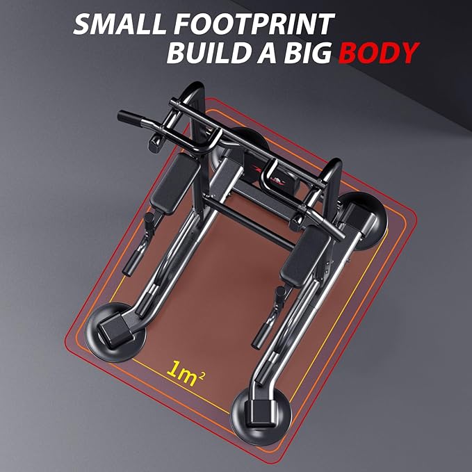 Power Tower Adjustable Height Pull Up & Dip Station Multi-Function Home Strength Training Fitness Workout Station for Home Gym-StrideForce Fitness