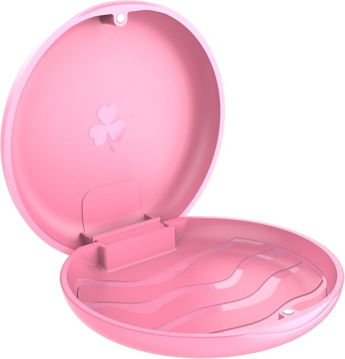 5 Pack Retainer Cases,Solid Orthodontic Retainer Case (Multicolor)