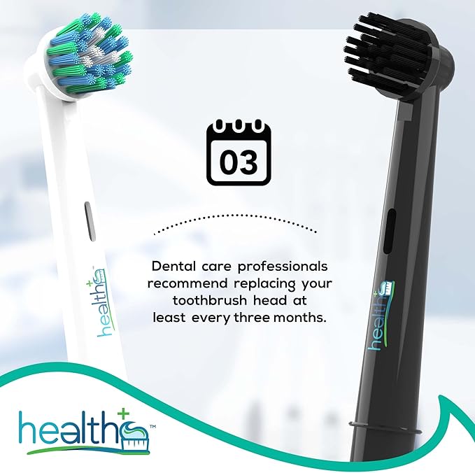 Compatible Oral-B Replacement Brush Heads - Variety 6-Pack Generic | Electric Toothbrush Heads with Dupont Bristles | Sensitive, Ortho, Powertip, Whitening, and Normal Brush Heads