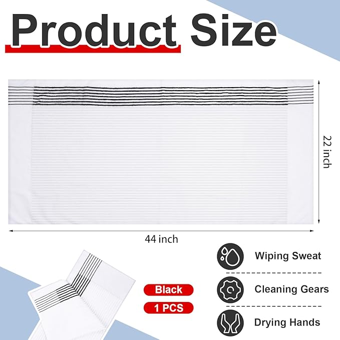 Mixweer Caddy Golf Towel 22" x 42" Large Caddy Towel Camping Sport Towels Cotton Soft Towels for Man Golf Lovers-StrideForce Fitness