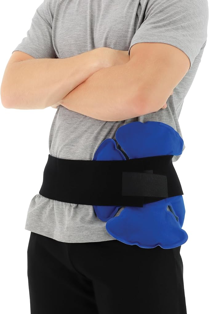 Core Products Clover Pack Frost Free Cold Therapy, Flexible for Knee, Shoulder, Elbow & Ankle with Compression Strap - Made in The USA-StrideForce Fitness