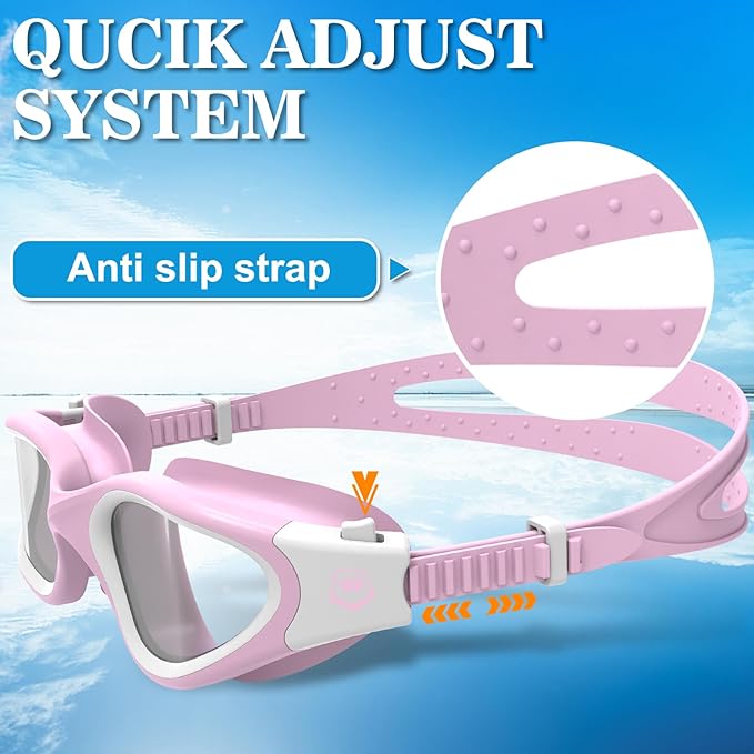 WIN.MAX Polarized Swimming Goggles Swim Pool Goggles Anti Fog Anti UV No Leakage Clear Vision for Men Women Adults Teenagers-StrideForce Fitness