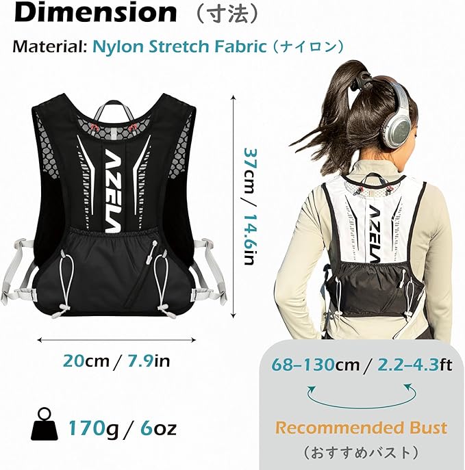 TRIWONDER Hydration Backpack Lightweight Water Pack for Men Women Hydration Pack for Cycling, Running, Hiking and Biking-StrideForce Fitness