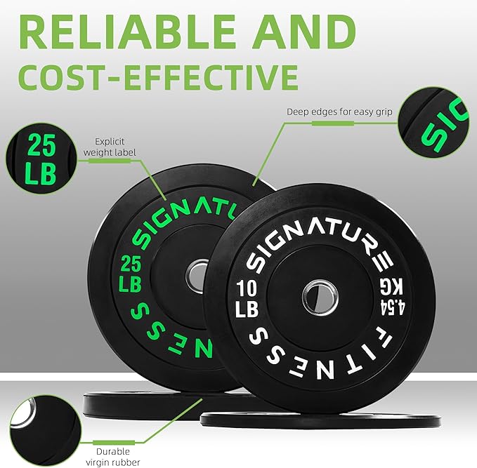 Olympic Bumper Plates Set, 2" Weight Plates for Strength Training & Weightlifting, Paris or Set or Set with Barbell, Multiple Options-StrideForce Fitness
