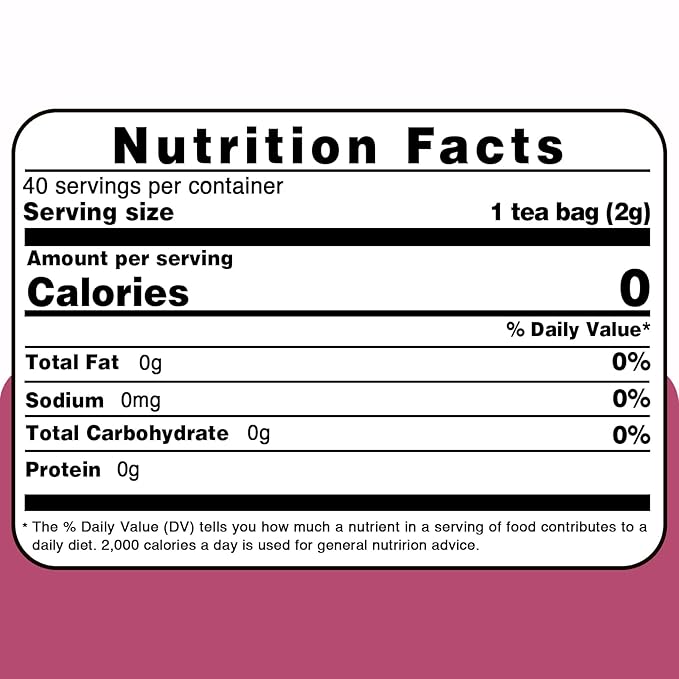 TEARELAE - Red Clover Tea Bags, 40 Count - Premium Natural Red Clover Herb - Caffeine-free Herbal Tea - Non-GMO - Support Skin Health-StrideForce Fitness