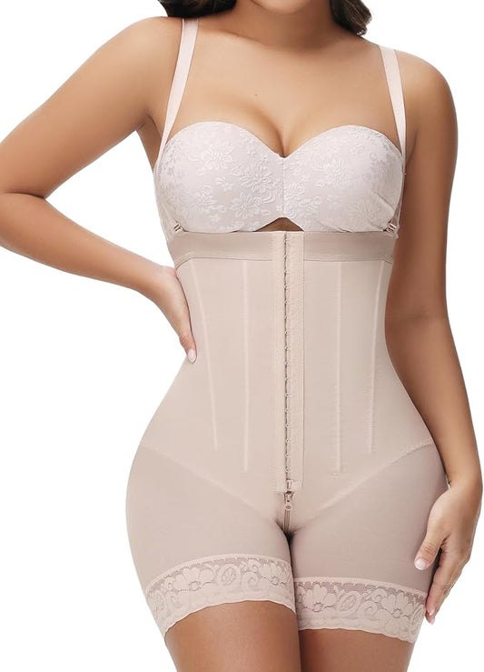 SHAPSHE Faja Colombianas Moldeadoras Body Shaper Strapless Shapewear Stage High Compression Garment Butt Lifter Tummy Control-StrideForce Fitness