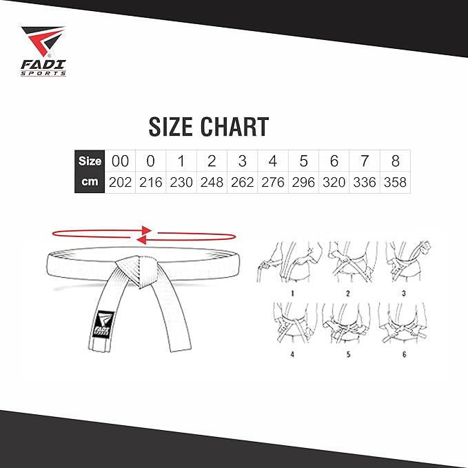 Martial Arts Belt for Karate, Judo, Aikido and Taekwondo - Durable Cotton-Polyester Blend for Adults and Kids-StrideForce Fitness