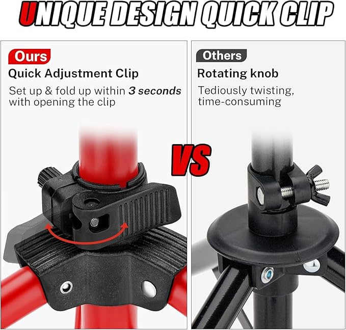 Gonex Baseball Softball Practice Hitting Batting Tripod Stand Rubber Tee Collapsible Portable with Carrying Bag-StrideForce Fitness