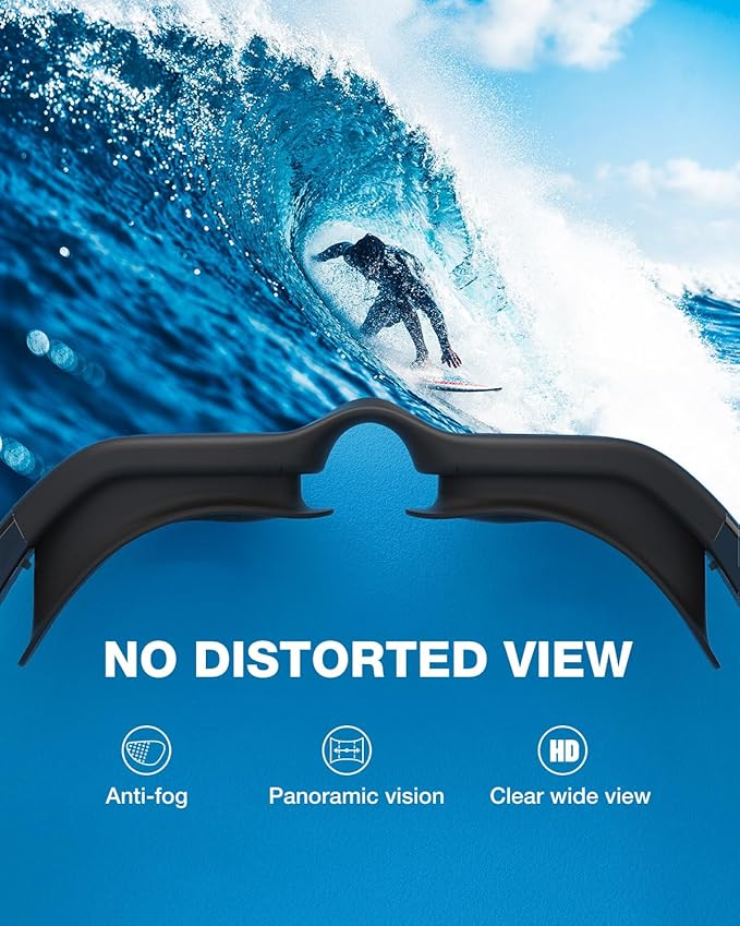 ZIONOR G1 Polarized Swimming Goggles for Unisex Adult Women Anti Fog 100% Anti UV Diving Goggles-StrideForce Fitness