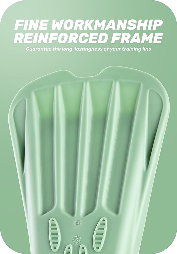 CAPAS Swim Training Fins Comfortable Silicone Lap Swimming Short Blade Floating Flippers with Mesh Bag for Adult Men Women Build Leg Strength-StrideForce Fitness