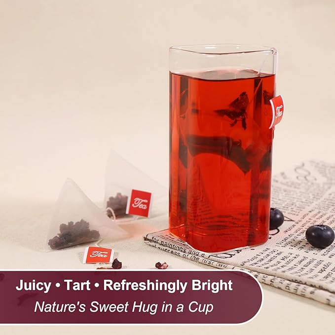 TEARELAE - Blueberry Tea, 40 Count - Premium Blueberry Tea Bags with Hibiscus, Mint & Raisins - Refreshing Taste - Non-GMO - Caffeine-Free-StrideForce Fitness