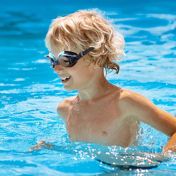 Aegend 2 Pack Kids Goggles, Swimming Goggles for Kids Age 4-16 Boys and Girls Youth, Anti-Fog Waterproof Anti-UV Pool Goggles-StrideForce Fitness