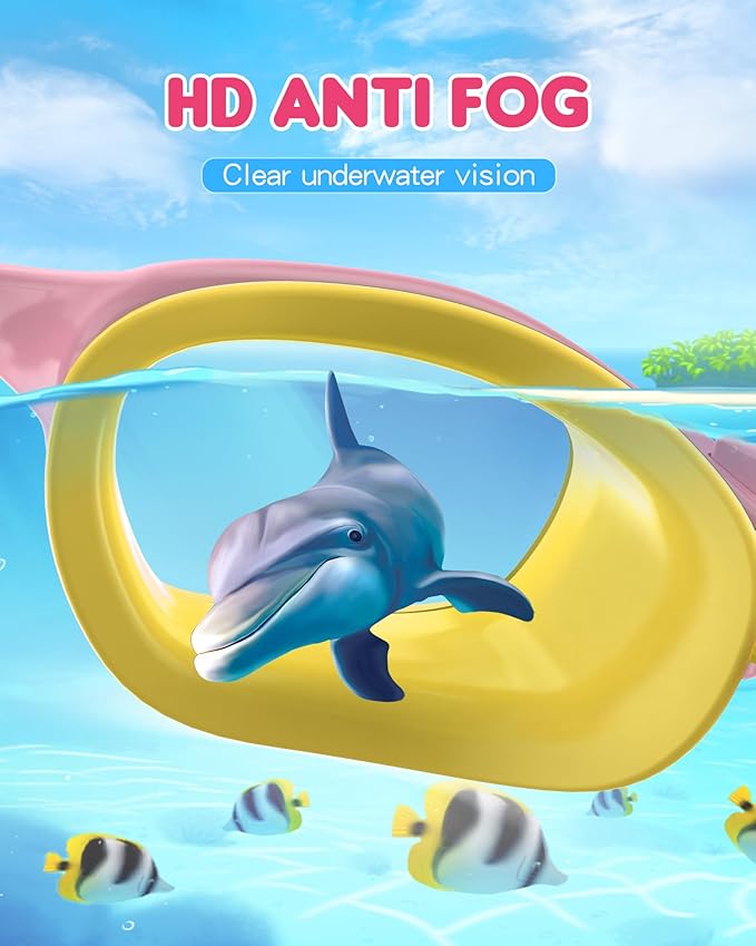 Kids Swim Goggles,Swimming Goggles for Kids 6-14, Anti-Fog UV Protection Pool Glasses for Boys Girls-StrideForce Fitness