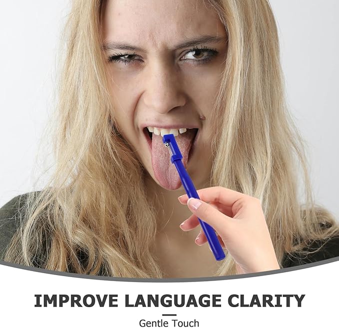 Beaupretty 4pcs Tongue Tip Exerciser Set Portable Oral Muscle Training Tool for Speech Clarity and Rehabilitation Blue Shaped Design for Boy Girl and Adults