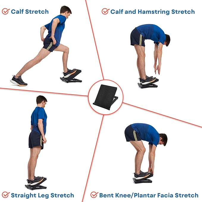 Stretching Strap with Loops - Non Elastic Stretch Band for Physical Therapy, Yoga Strap for Stretching Equipment, Stretch Bands for Exercise and Flexibility - Fascia, Hamstring & Leg Stretcher Belt-StrideForce Fitness