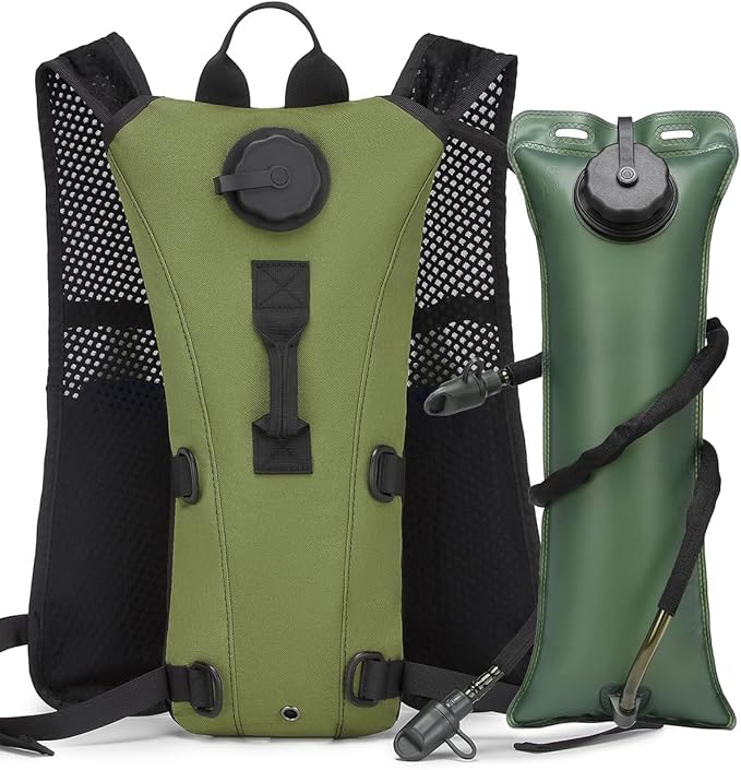 ATBP Running Hydration Vest Pack Tactical 3L Water Bladder Backpack Bag for Cycling Marathon Hiking Daypack Men & Women-StrideForce Fitness