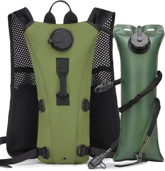 ATBP Running Hydration Vest Pack Tactical 3L Water Bladder Backpack Bag for Cycling Marathon Hiking Daypack Men & Women-StrideForce Fitness