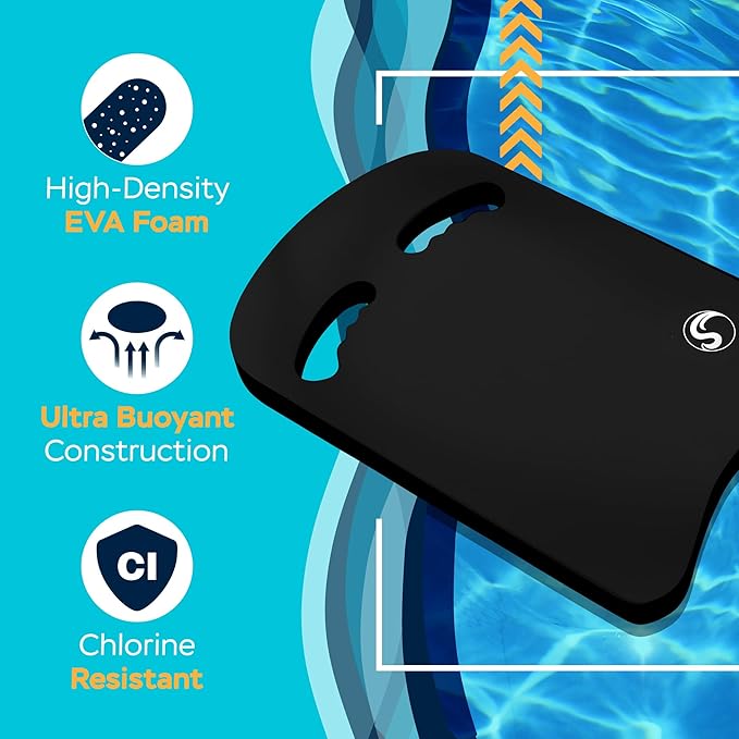 Sunlite Sports Swimming Kickboard - One Size Fits All - A Great Training Aid for Children and Adults-StrideForce Fitness